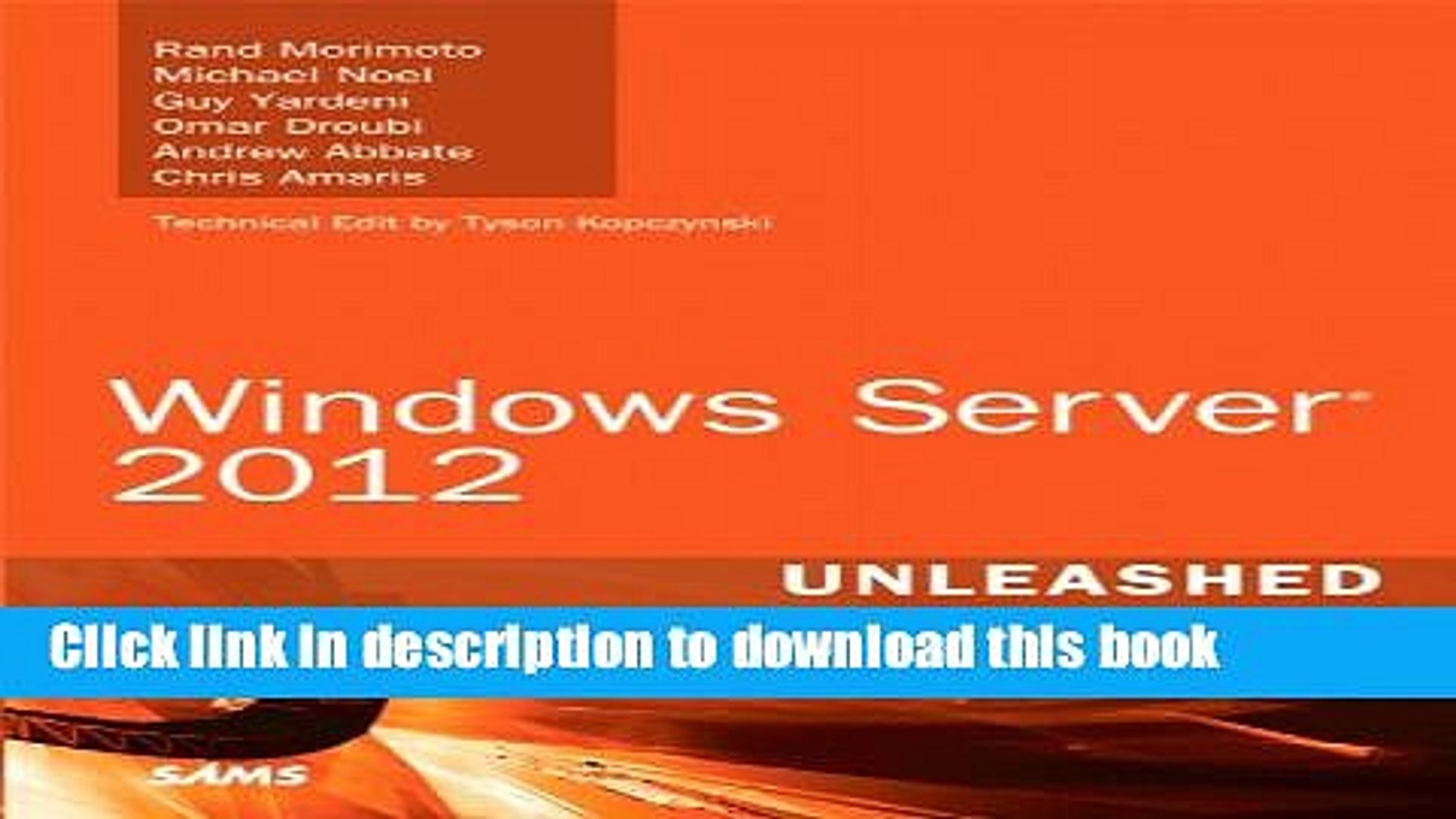Windows Server 2012 Unleashed Pdf Free Download